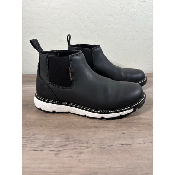 Carhartt Millbrook 4" Romeo Hard Toe Waterproof Chelsea Boots Women's Size 7 - Picture 1 of 8